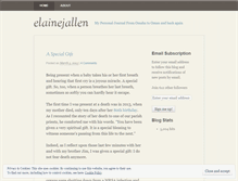 Tablet Screenshot of elainejallen.wordpress.com