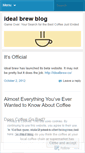 Mobile Screenshot of idealbrewblog.wordpress.com
