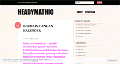 Desktop Screenshot of headymathic.wordpress.com