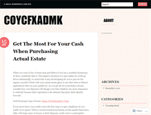 Tablet Screenshot of coycfxadmk.wordpress.com