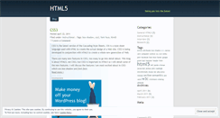 Desktop Screenshot of html5web.wordpress.com