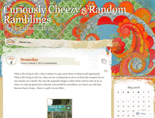 Tablet Screenshot of curiouslycheezy.wordpress.com