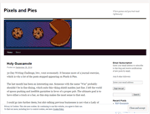 Tablet Screenshot of pixandpies.wordpress.com