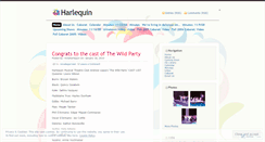 Desktop Screenshot of mclaharlequin.wordpress.com