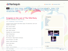 Tablet Screenshot of mclaharlequin.wordpress.com