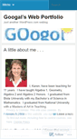 Mobile Screenshot of googal.wordpress.com