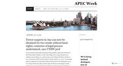Desktop Screenshot of apecweek.wordpress.com