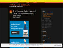 Tablet Screenshot of music73.wordpress.com