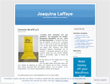 Tablet Screenshot of joaquinamarialaffayenm.wordpress.com