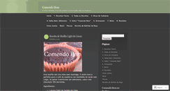 Desktop Screenshot of comendobem.wordpress.com