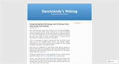 Desktop Screenshot of dancinandy.wordpress.com