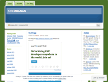Tablet Screenshot of krembanan.wordpress.com