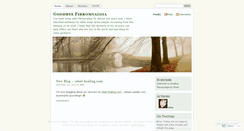 Desktop Screenshot of goodbyefibromyalgia.wordpress.com