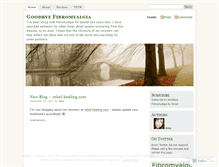 Tablet Screenshot of goodbyefibromyalgia.wordpress.com