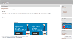 Desktop Screenshot of ligi99.wordpress.com