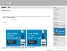 Tablet Screenshot of ligi99.wordpress.com