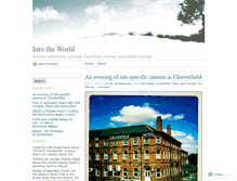 Tablet Screenshot of cecilyintotheworld.wordpress.com