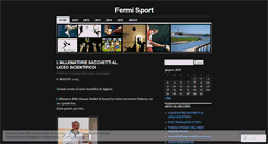 Desktop Screenshot of fermisport.wordpress.com