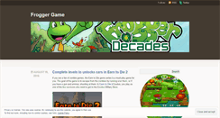 Desktop Screenshot of froggergamea.wordpress.com