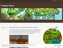 Tablet Screenshot of froggergamea.wordpress.com