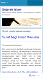 Mobile Screenshot of islamsejarah.wordpress.com