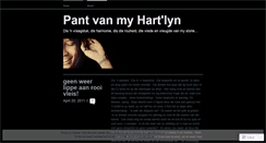 Desktop Screenshot of pantvanmyhartlyn.wordpress.com