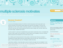 Tablet Screenshot of multiplesclerosismotivates.wordpress.com