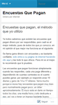 Mobile Screenshot of encuestasquepagan1.wordpress.com