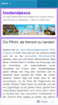Mobile Screenshot of foodandpeace.wordpress.com