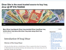 Tablet Screenshot of dinarsite.wordpress.com