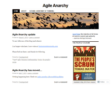 Tablet Screenshot of agileanarchy.wordpress.com