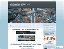 Tablet Screenshot of construccionesdelpi.wordpress.com