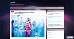 Desktop Screenshot of 1stbride.wordpress.com