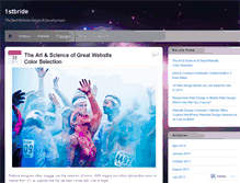 Tablet Screenshot of 1stbride.wordpress.com