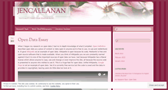 Desktop Screenshot of jencallanan.wordpress.com