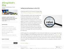 Tablet Screenshot of greg2dot0.wordpress.com