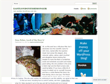 Tablet Screenshot of eastlondonfishmonger.wordpress.com