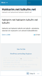 Mobile Screenshot of hakkarimnet.wordpress.com