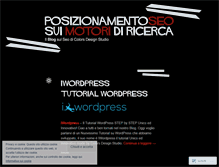 Tablet Screenshot of posizionamentoseo.wordpress.com