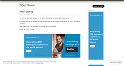 Desktop Screenshot of fiberhaven.wordpress.com