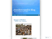 Tablet Screenshot of jennifercramb.wordpress.com