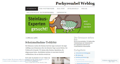 Desktop Screenshot of diesteinlaus.wordpress.com