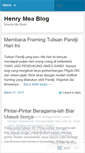 Mobile Screenshot of henrymea.wordpress.com