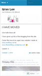 Mobile Screenshot of izraslee.wordpress.com