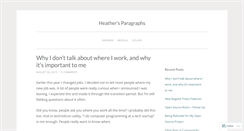Desktop Screenshot of harthur.wordpress.com
