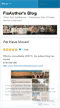 Mobile Screenshot of flaauthor.wordpress.com
