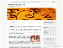 Tablet Screenshot of optometriabrasil.wordpress.com