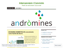 Tablet Screenshot of intercanviemiconvivim.wordpress.com