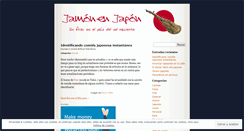 Desktop Screenshot of jamonenjapon.wordpress.com