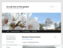 Tablet Screenshot of oaktreegarden.wordpress.com